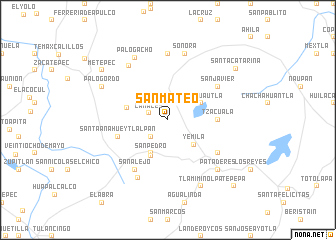 map of San Mateo