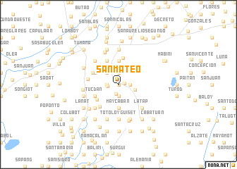 map of San Mateo