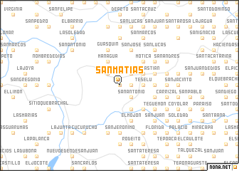 map of San Matías