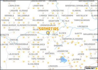 map of San Matías