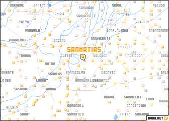 map of San Matias