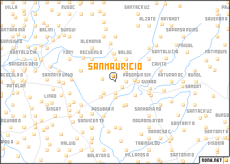 map of San Mauricio
