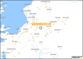 map of San Mauricio