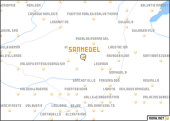 map of San Medel