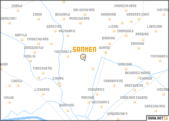 map of Sanmen