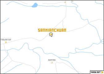 map of Sanmianchuan
