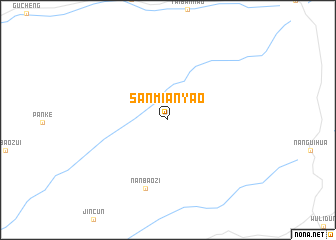 map of Sanmianyao