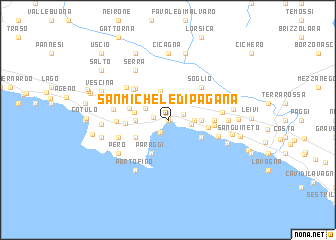 map of San Michele di Pagana