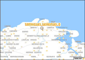 map of San Miguel de Meruelo