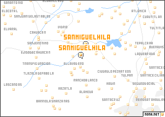 map of San Miguel Hila