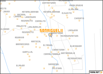 map of San Miguel II
