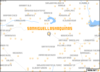 map of San Miguel Las Máquinas