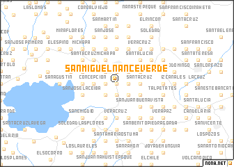 map of San Miguel Nance Verde