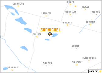 map of San Miguel