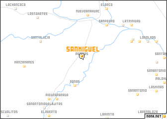 map of San Miguel