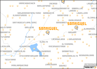 map of San Miguel