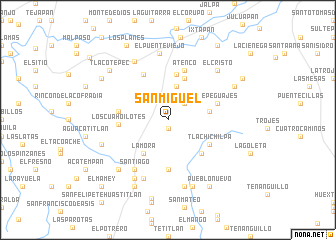 map of San Miguel