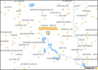 map of San Miguel