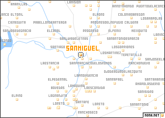 map of San Miguel