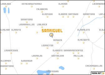 map of San Miguel