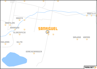 map of San Miguel