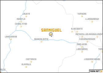 map of San Miguel