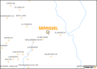 map of San Miguel