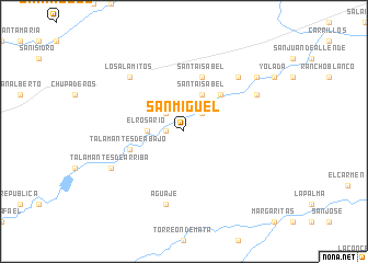 map of San Miguel