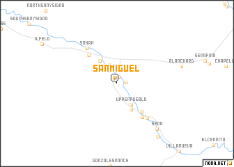 map of San Miguel