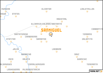 map of San Miguel