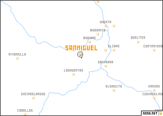 map of San Miguel