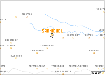 map of San Miguel