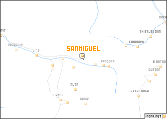 map of San Miguel