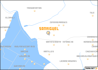 map of San Miguel