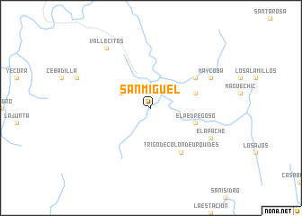 map of San Miguel