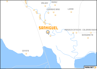 map of San Miguel