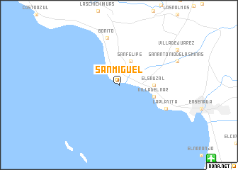 map of San Miguel