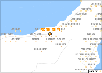 map of San Miguel