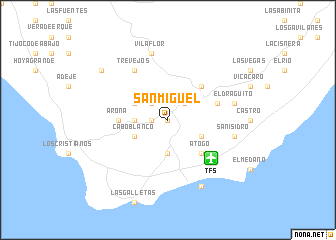 map of San Miguel