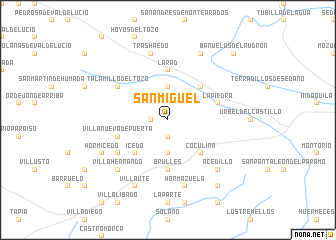 map of San Miguel