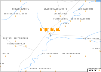 map of San Miguel