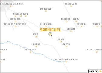 map of San Miguel