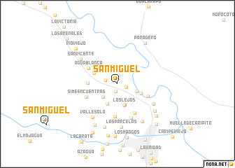 map of San Miguel