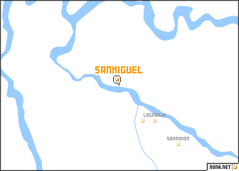 map of San Miguel