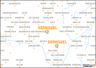 map of San Miguel