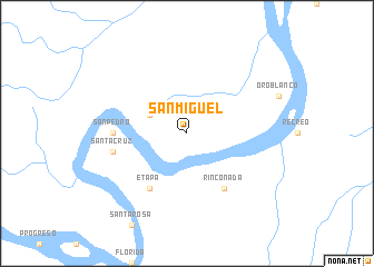 map of San Miguel