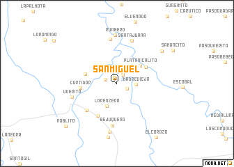 map of San Miguel