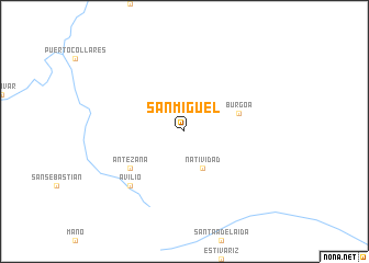 map of San Miguel