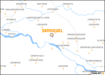 map of San Miguel