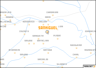 map of San Miguel